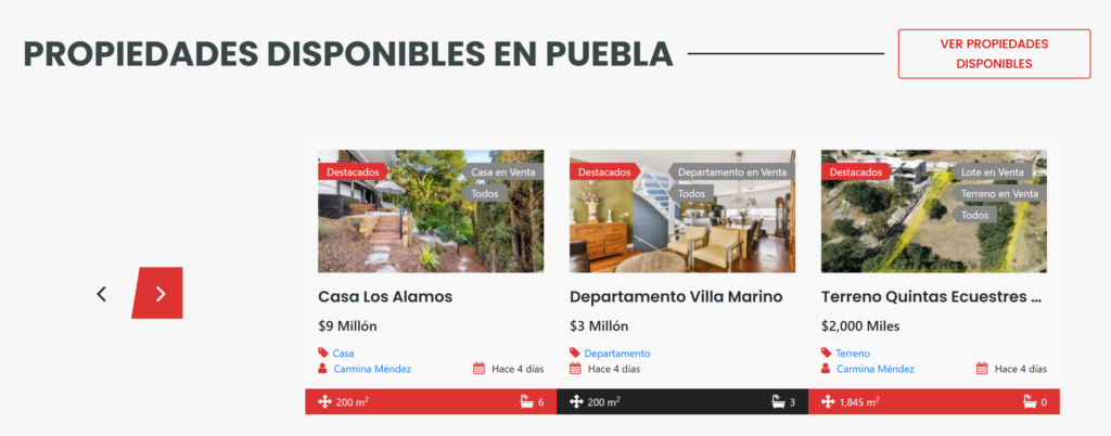 galeria de propiedades