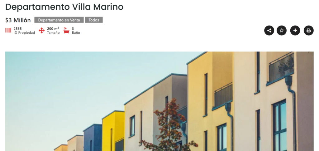 descripción individual de propiedad